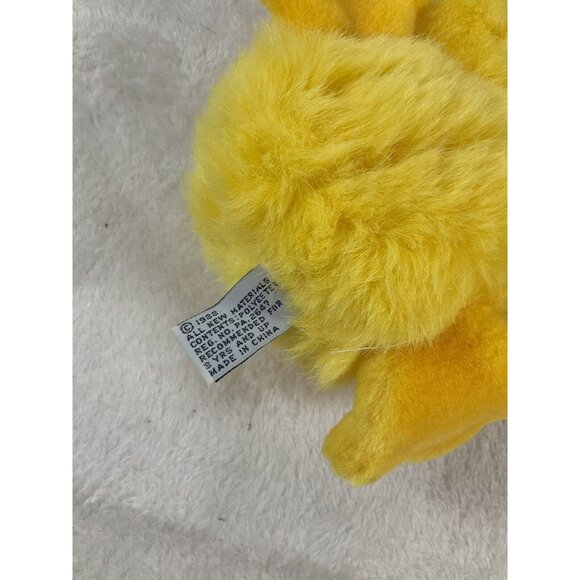 Chrisha Playful Plush Laying Yellow Duck Vintage 1988 Good Condition RARE! Toy - Picture 6 of 7